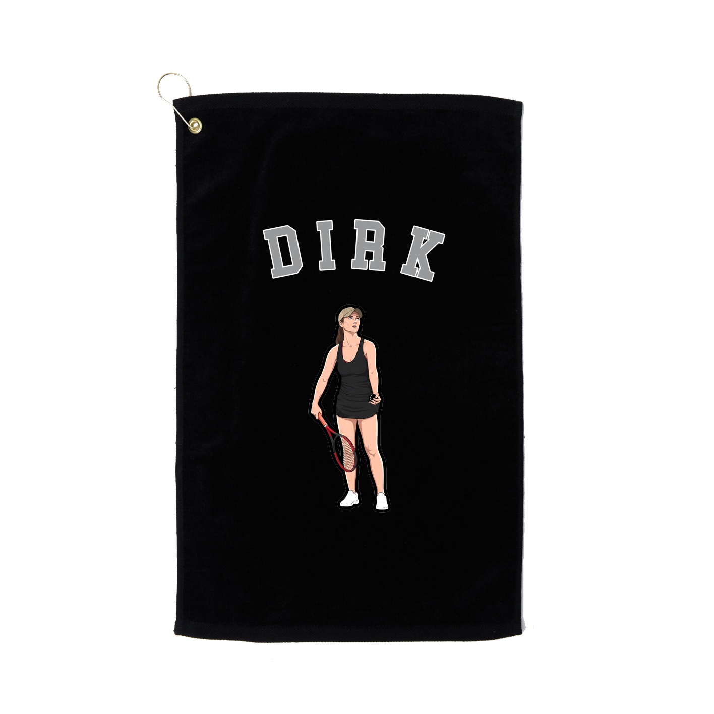 Golf Towel — Shirsey Arch in Black