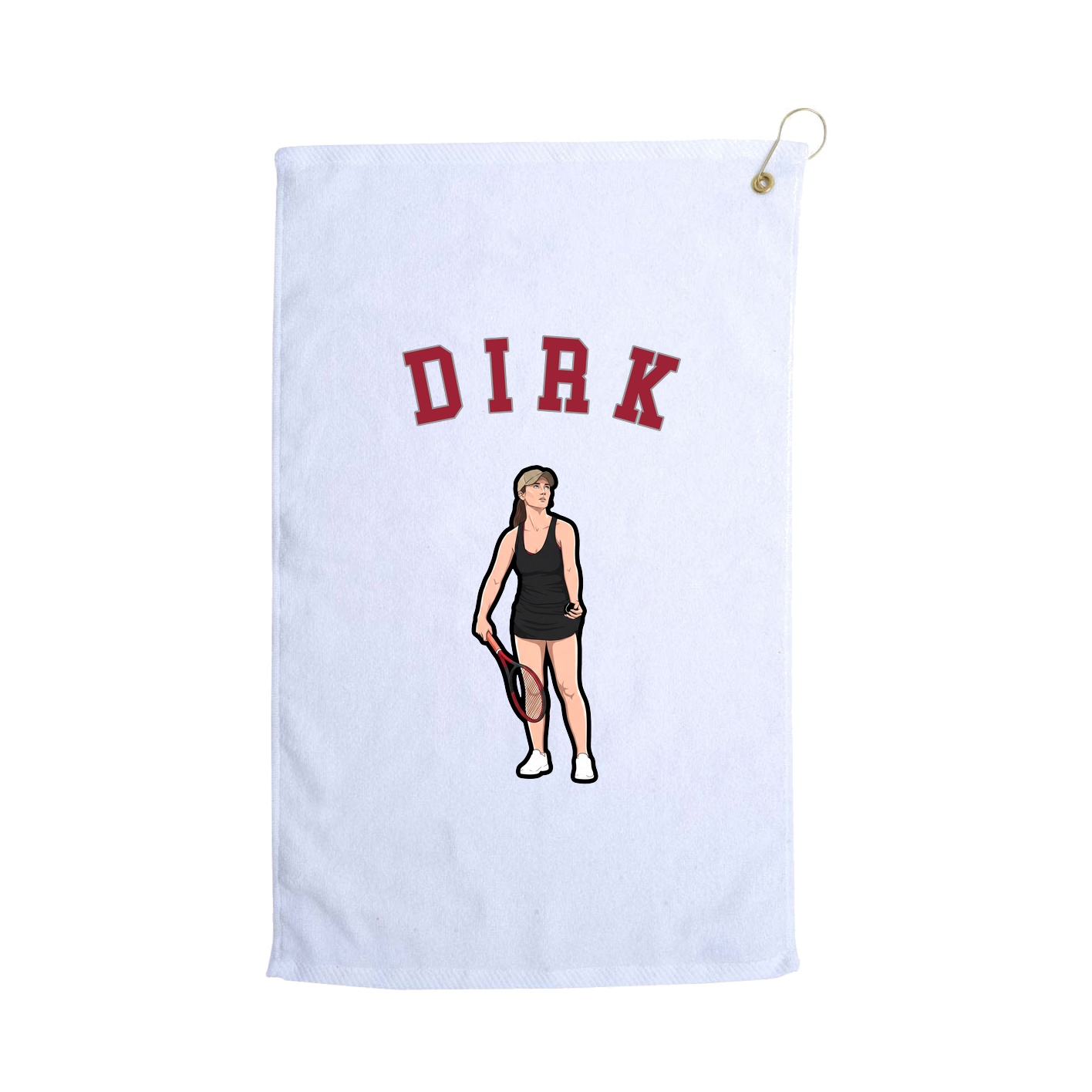 Golf Towel — Shirsey Arch in White