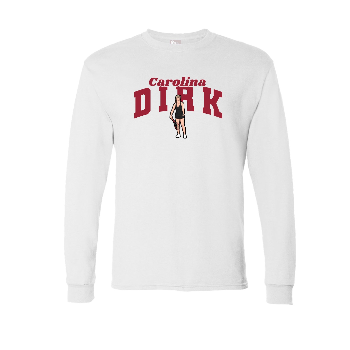 Long Sleeve Tee — Signature Arch in White