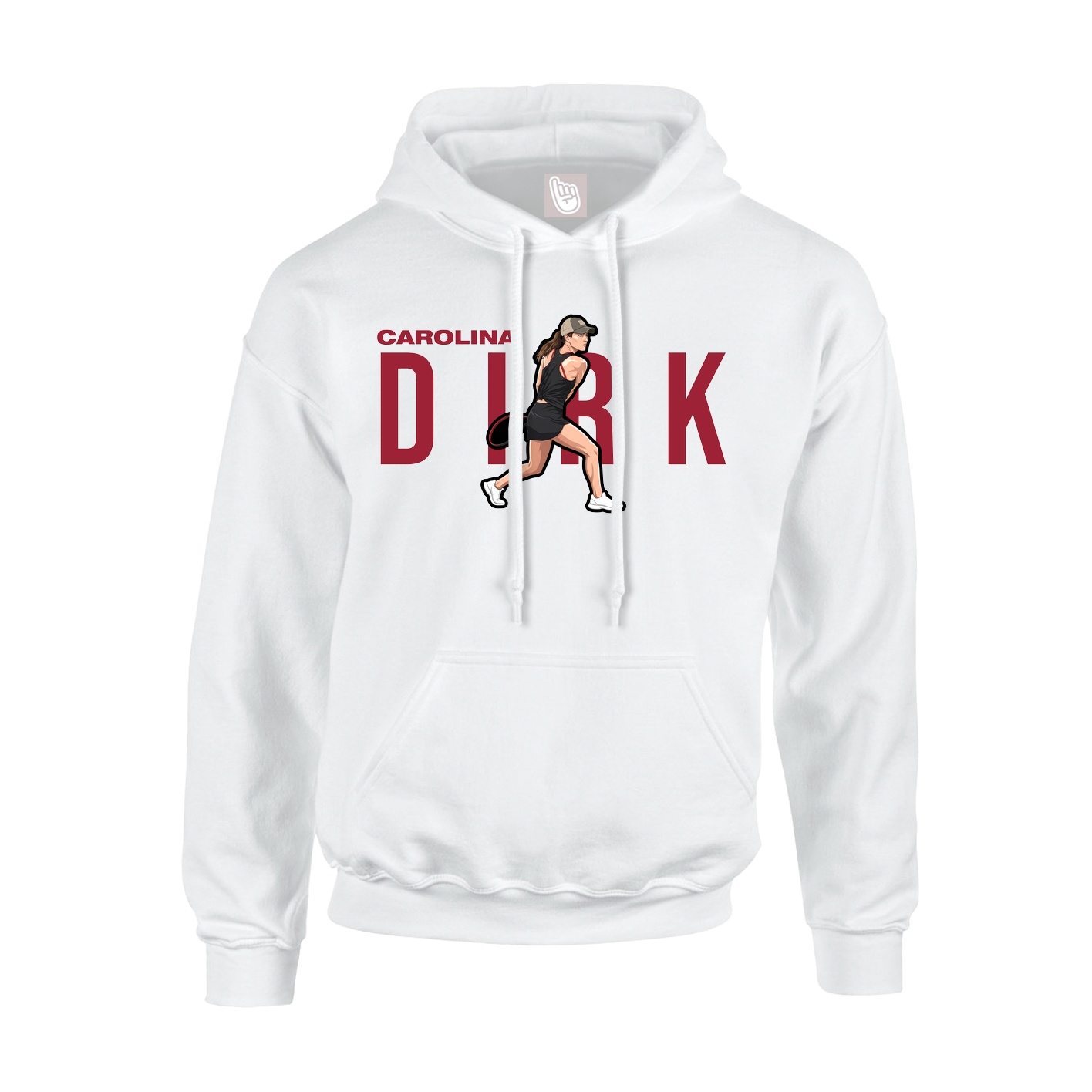 Youth Hoodie — Player Name in White
