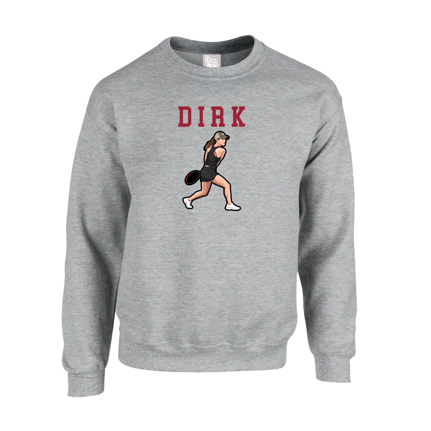 Fleece Crew — Shirsey in Grey