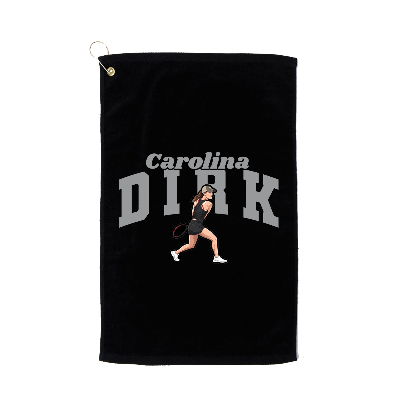 Golf Towel — Signature Arch in Black