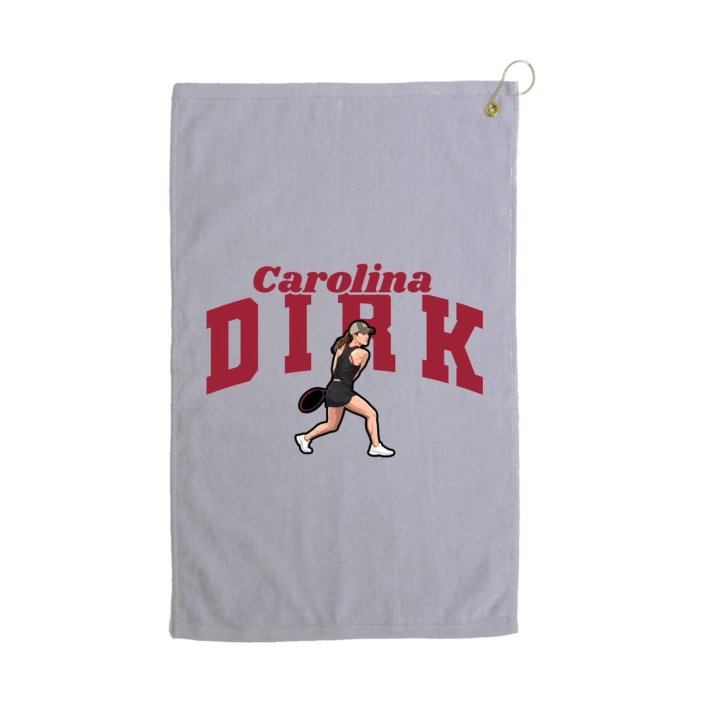 Golf Towel — Signature Arch in Grey