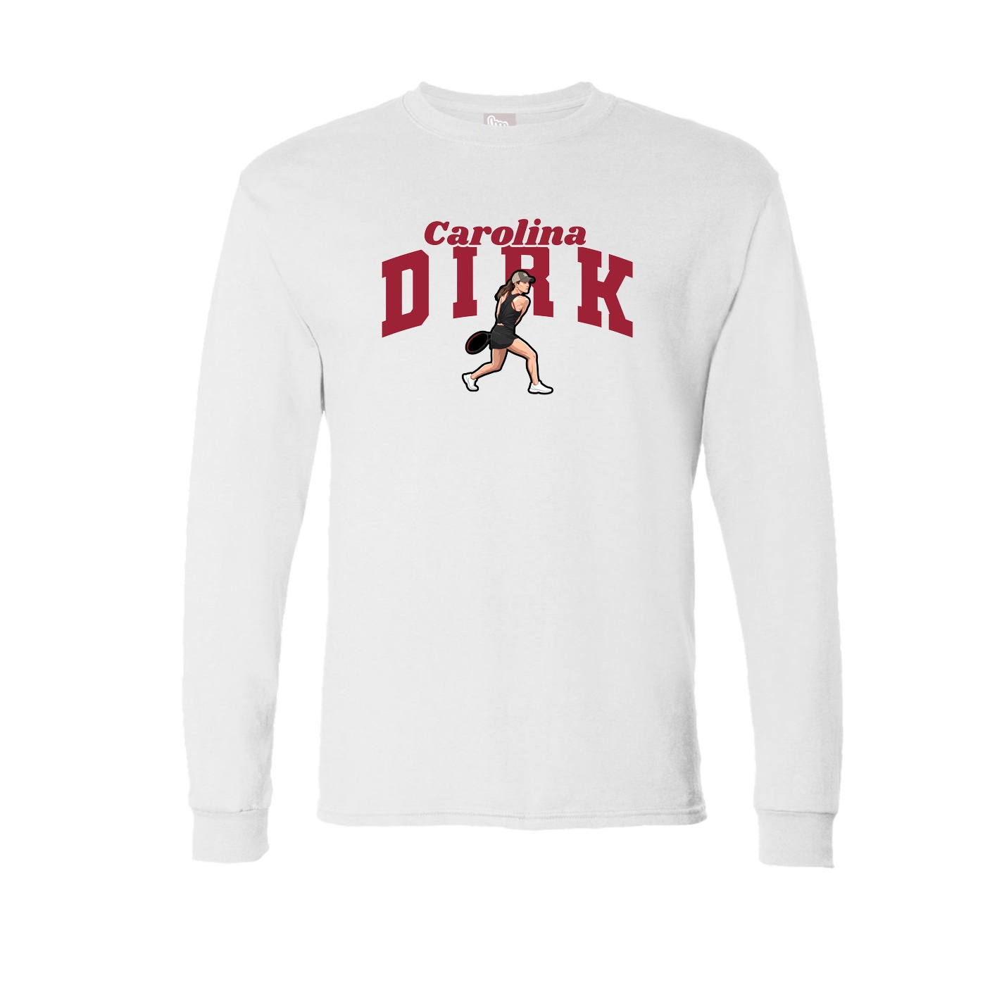 Long Sleeve Tee — Signature Arch in White