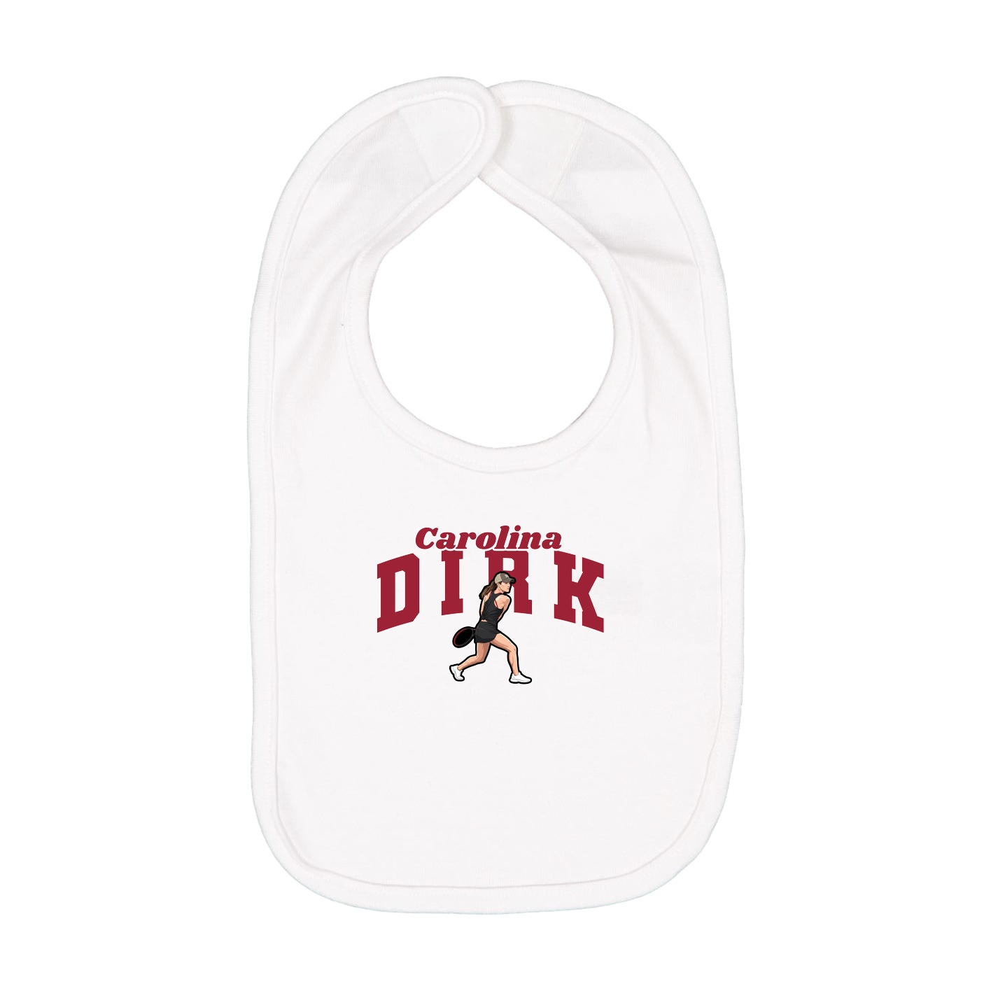 Infant Bib — Signature Arch in White