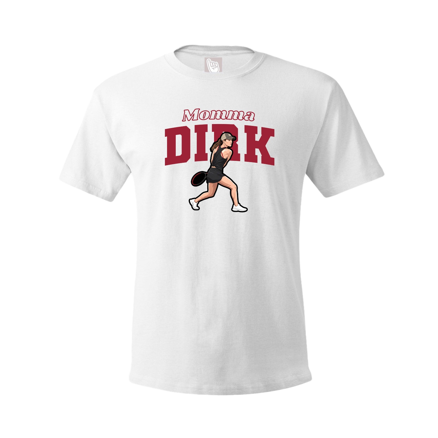 Youth Tee — Mothers Day Block in White