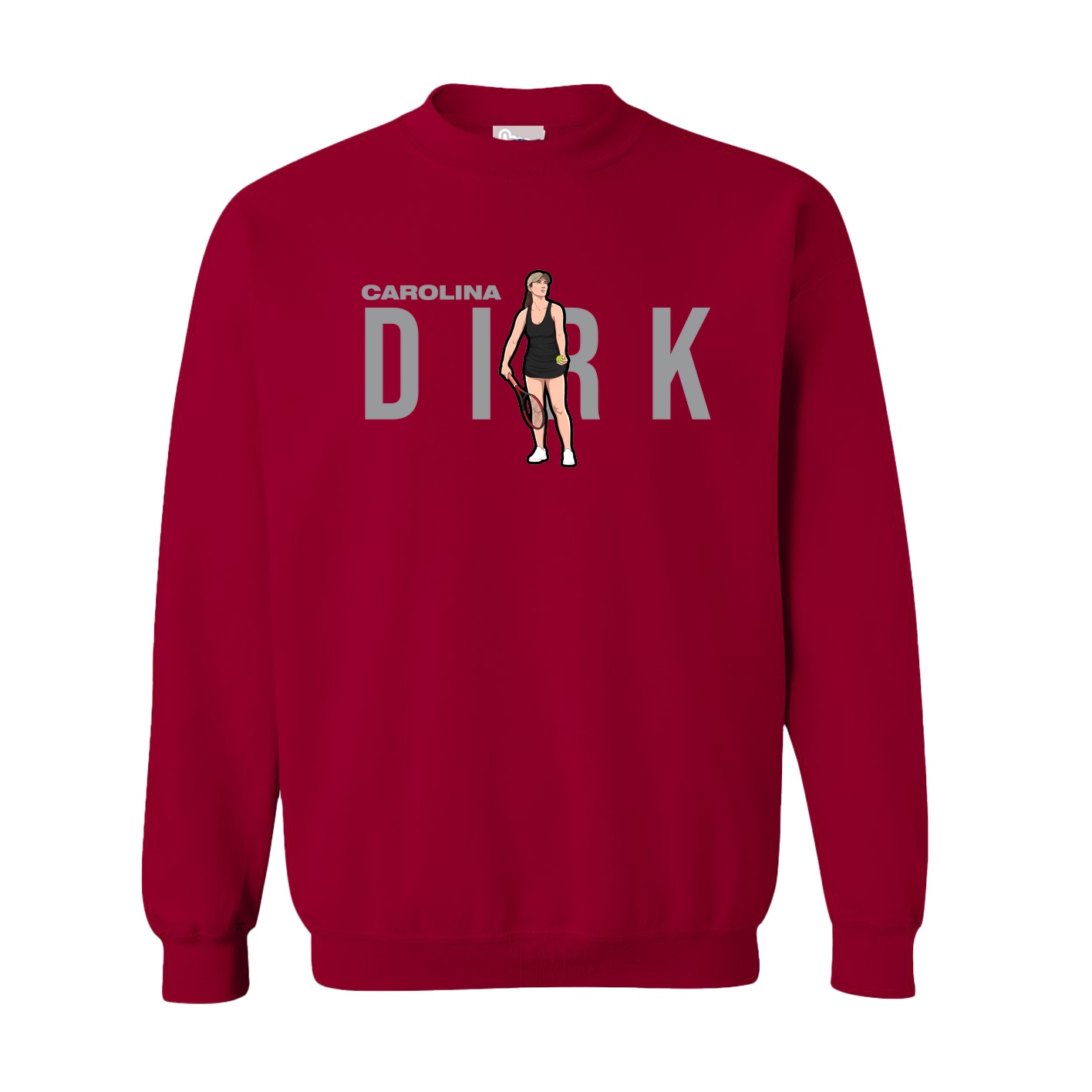Fleece Crew — Player Name in Cardinal