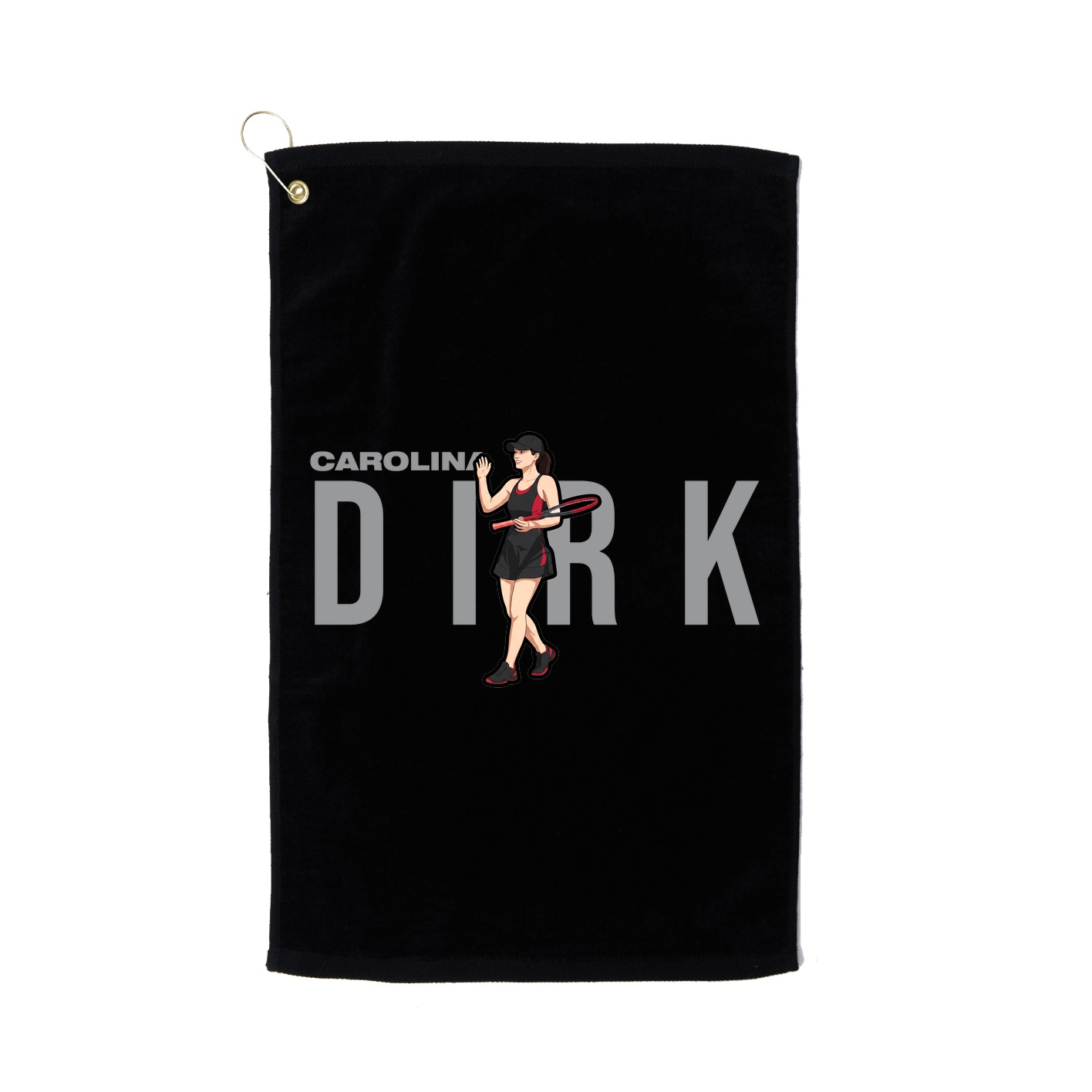 Golf Towel — Player Name in Black