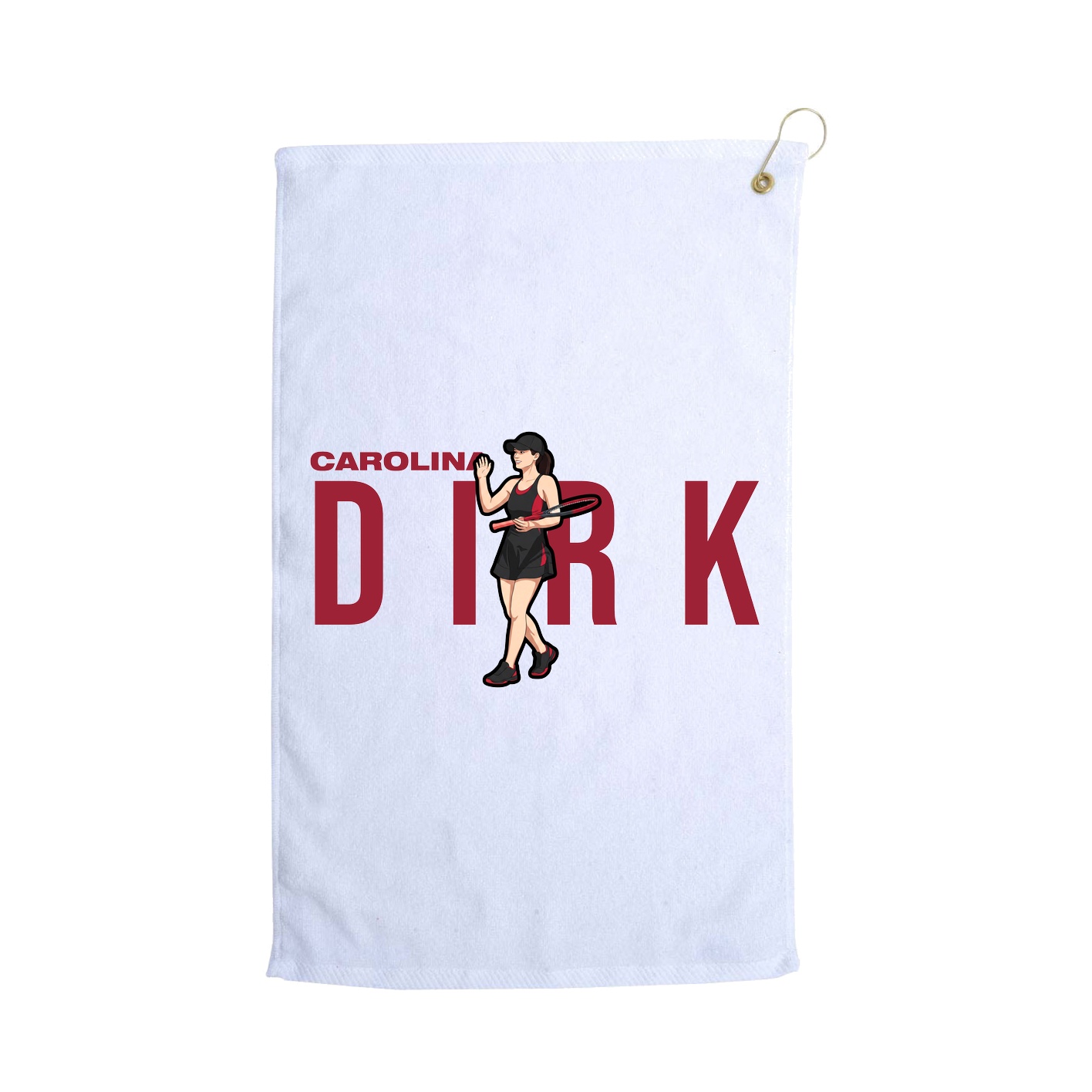 Golf Towel — Player Name in White