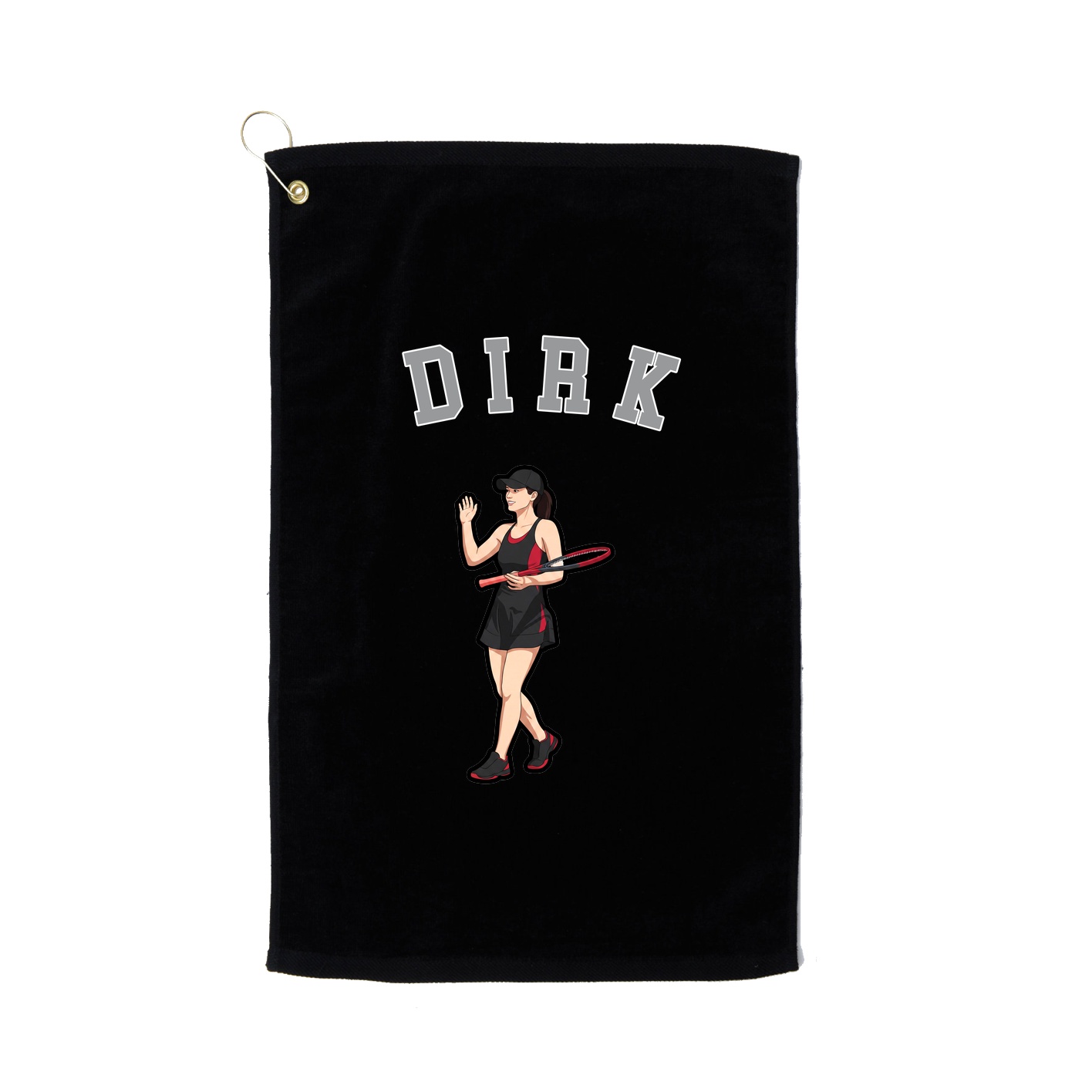 Golf Towel — Shirsey Arch in Black