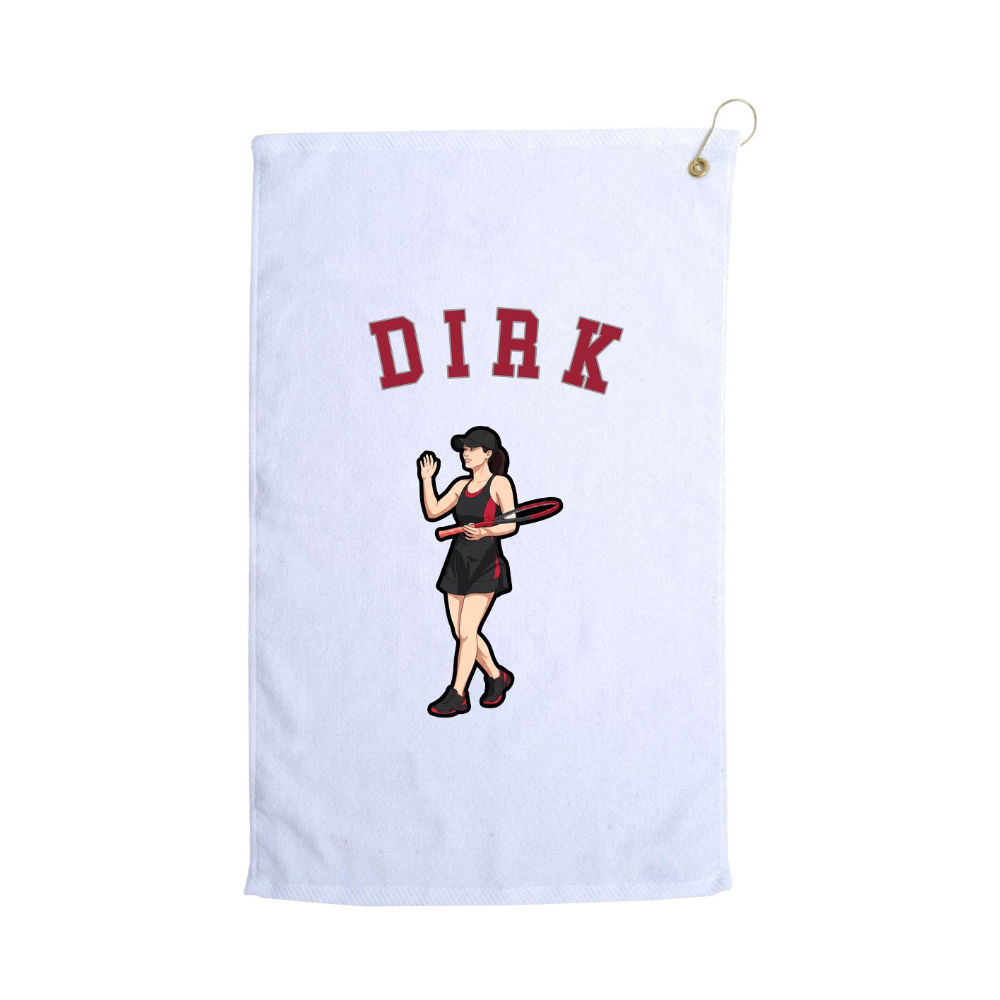 Golf Towel — Shirsey Arch in White