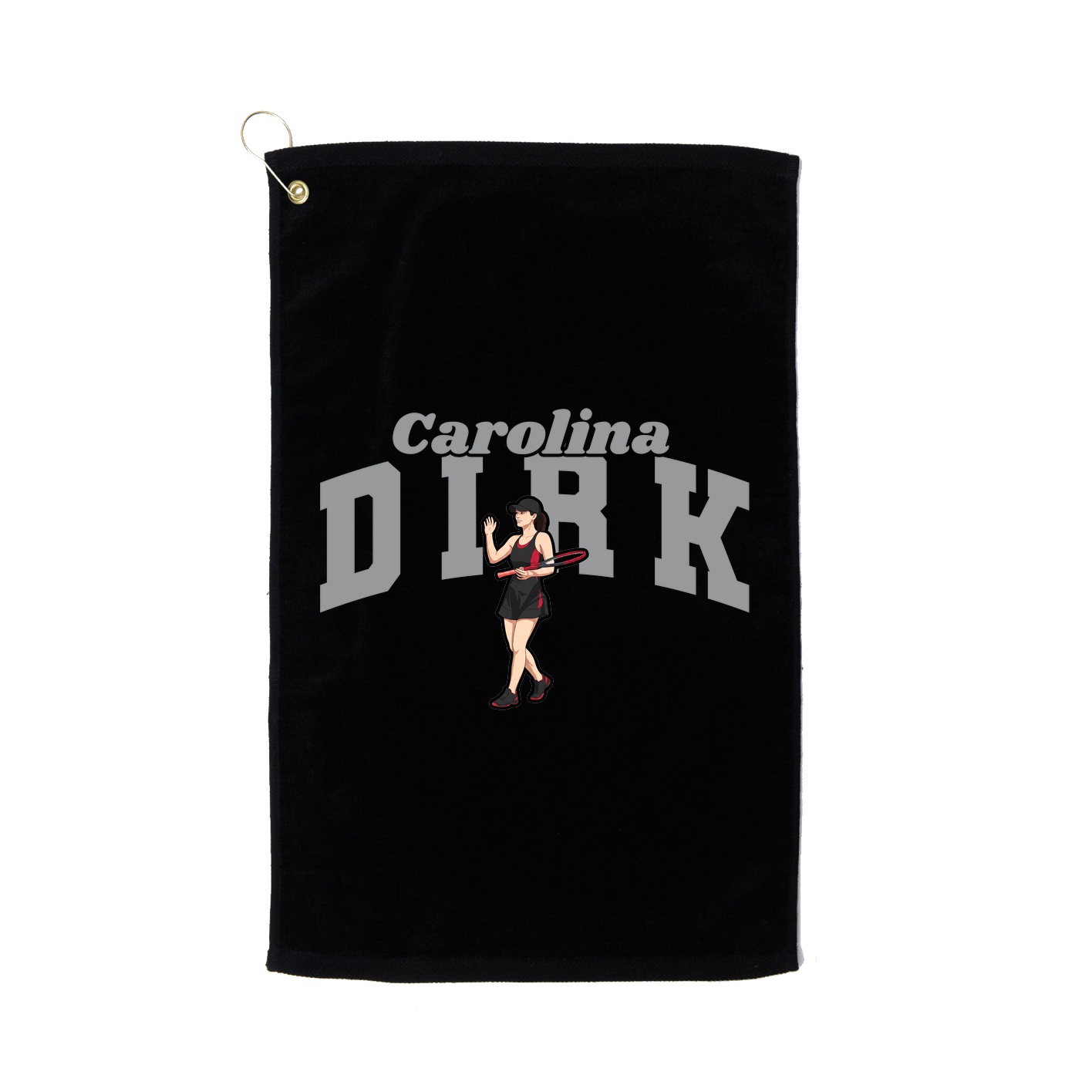 Golf Towel — Signature Arch in Black