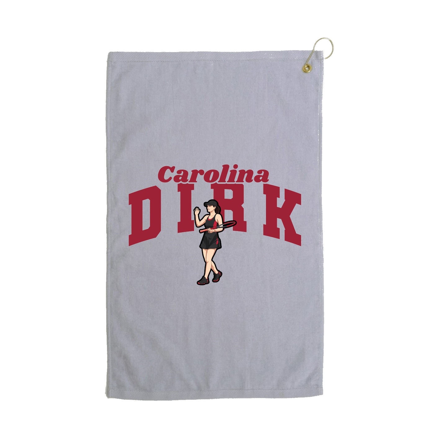 Golf Towel — Signature Arch in Grey