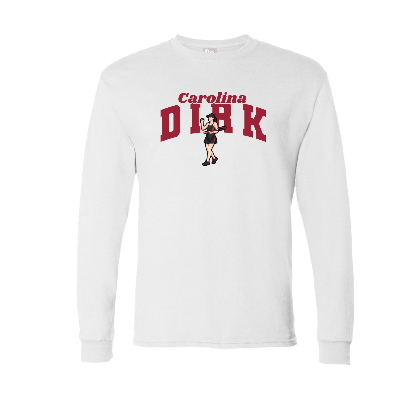 Long Sleeve Tee — Signature Arch in White