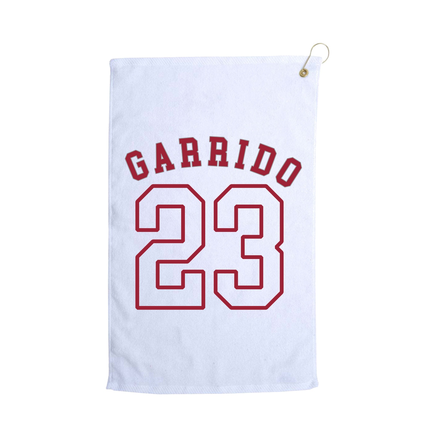 Golf Towel — Shirsey Arch in White