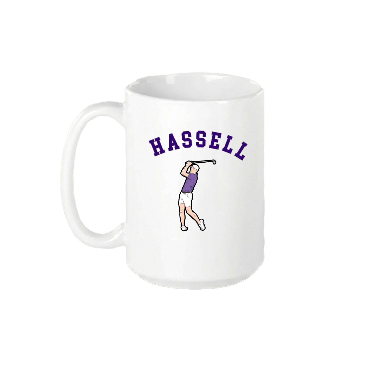 15oz Coffee Mug — Shirsey Arch in White