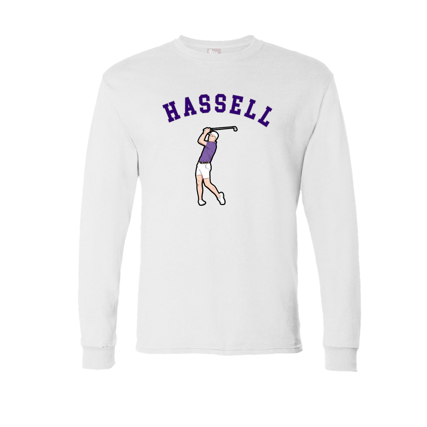 Long Sleeve Tee — Shirsey Arch in White