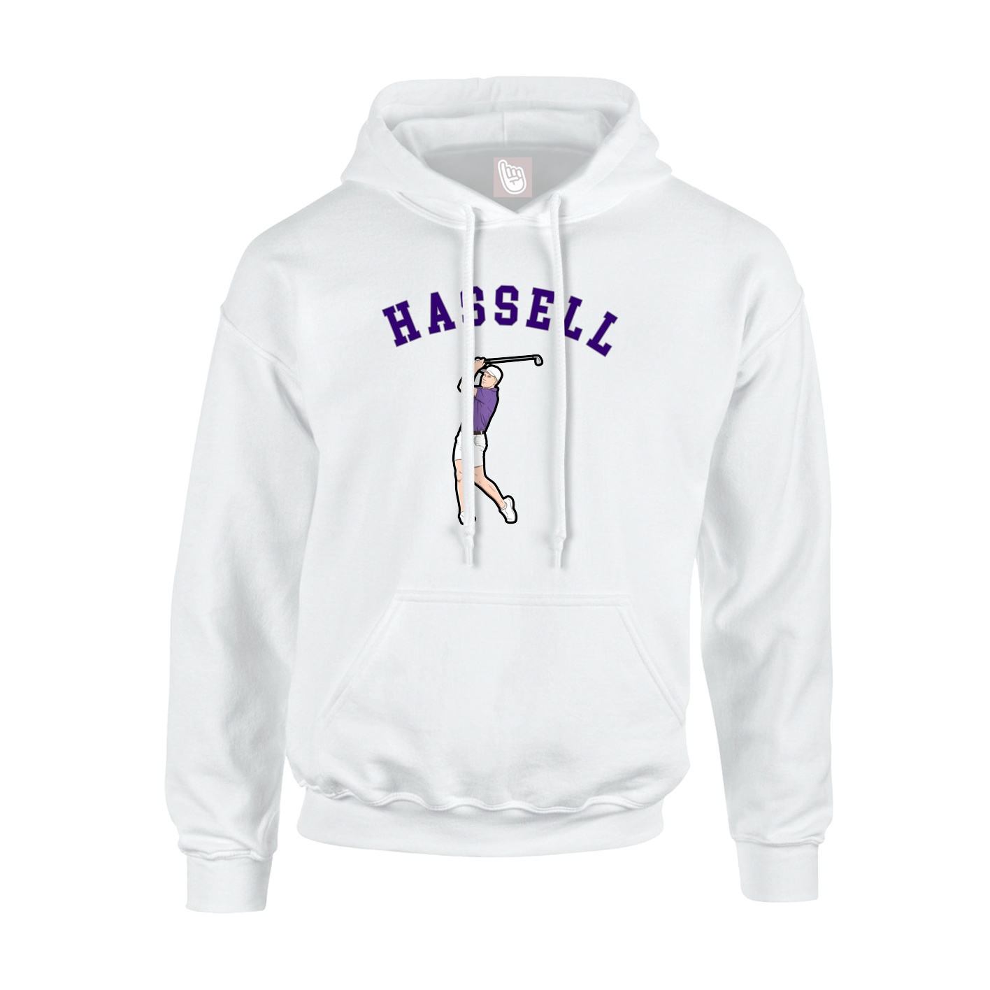 Youth Hoodie — Shirsey Arch in White
