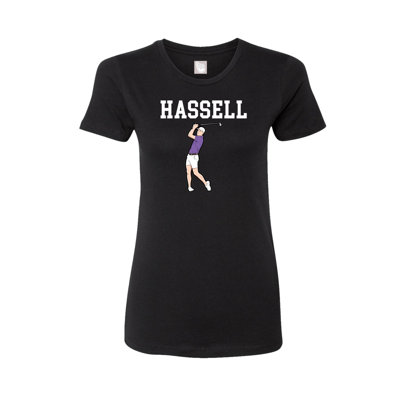 Fitted Women's Tee — Shirsey in Black