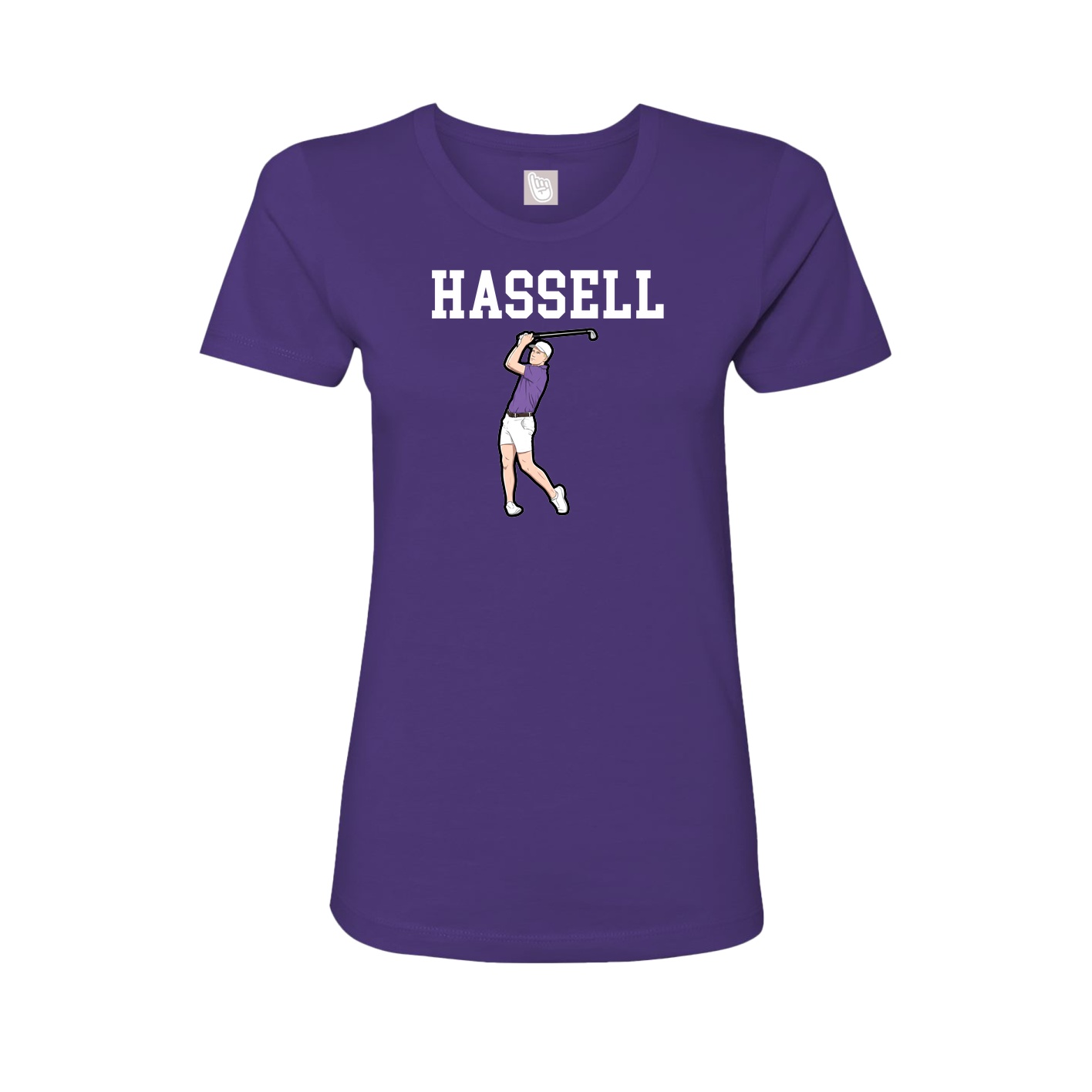 Fitted Women's Tee — Shirsey in Purple