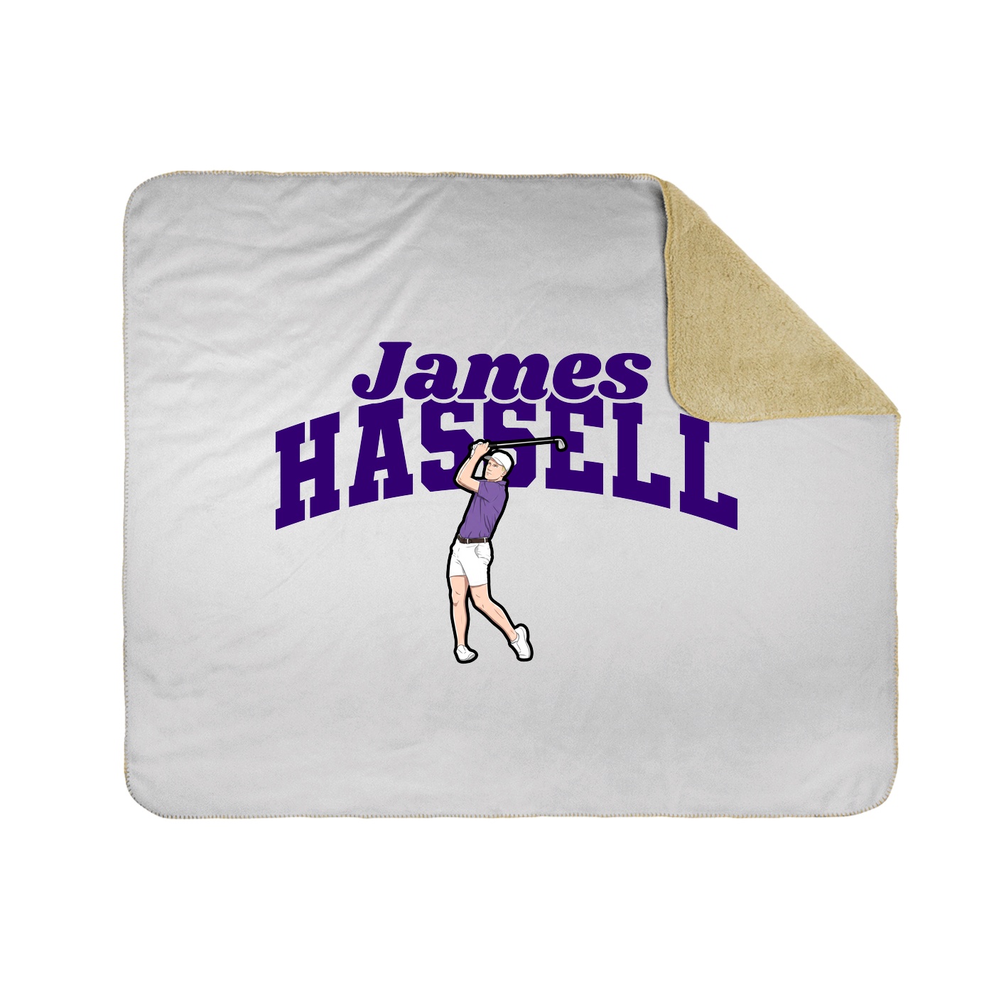 Throw Blanket — Signature Arch in White