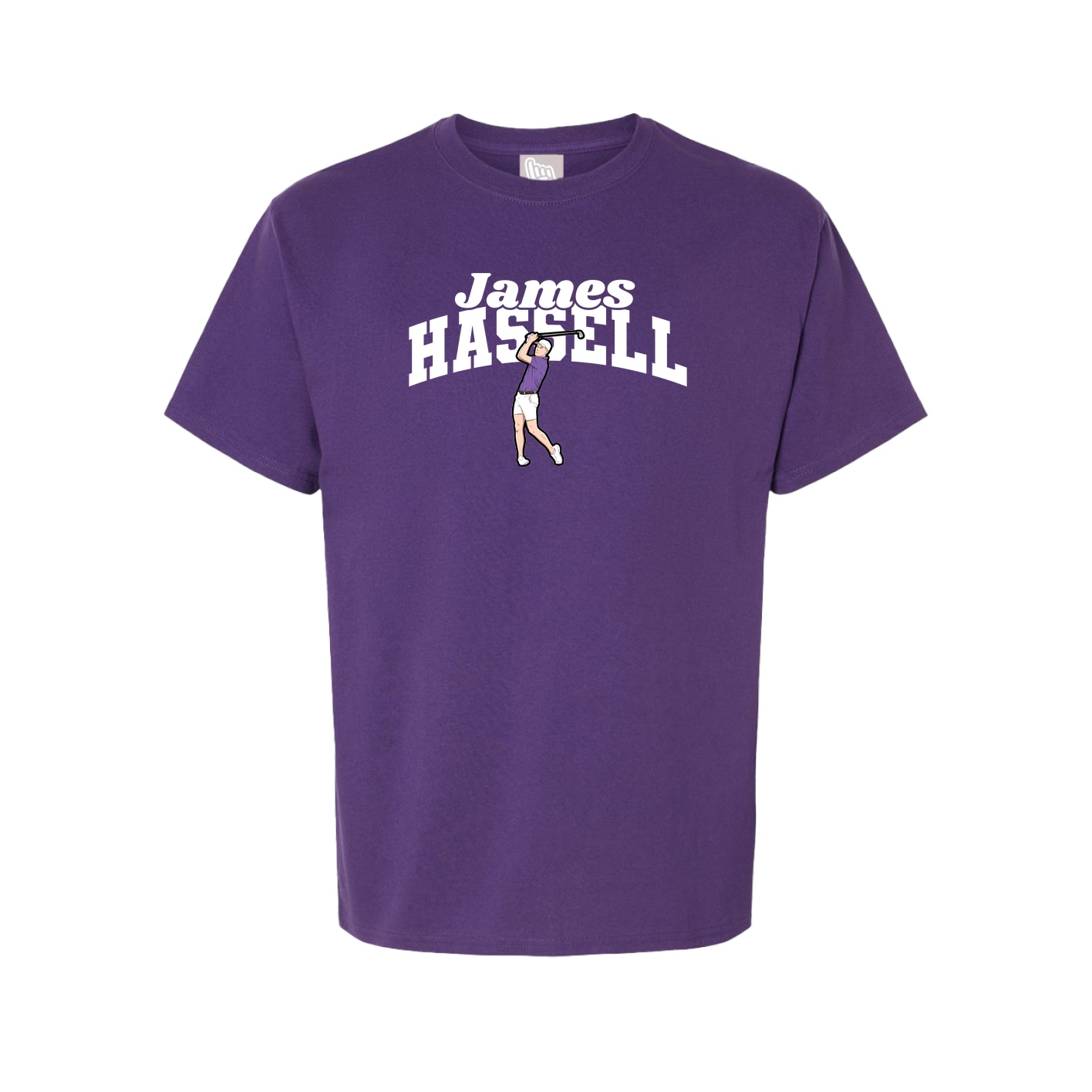Tee — Signature Arch in Purple
