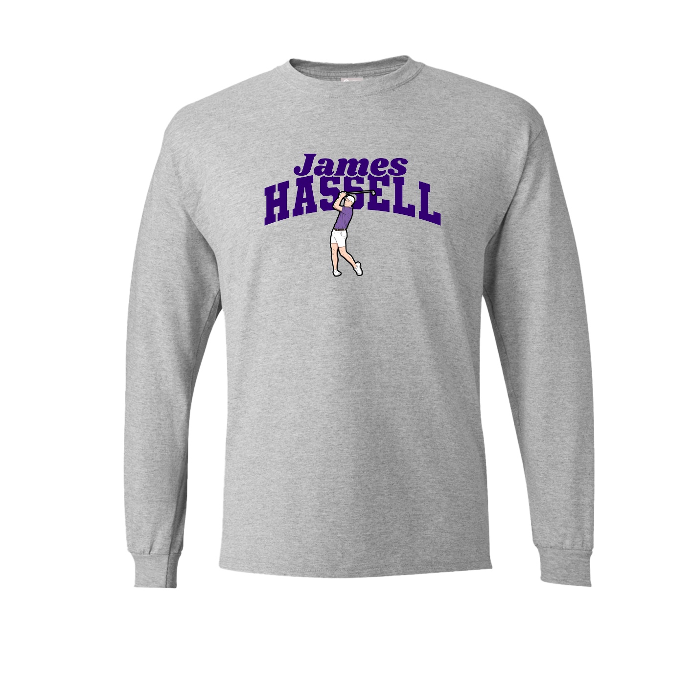 Long Sleeve Tee — Signature Arch in Grey