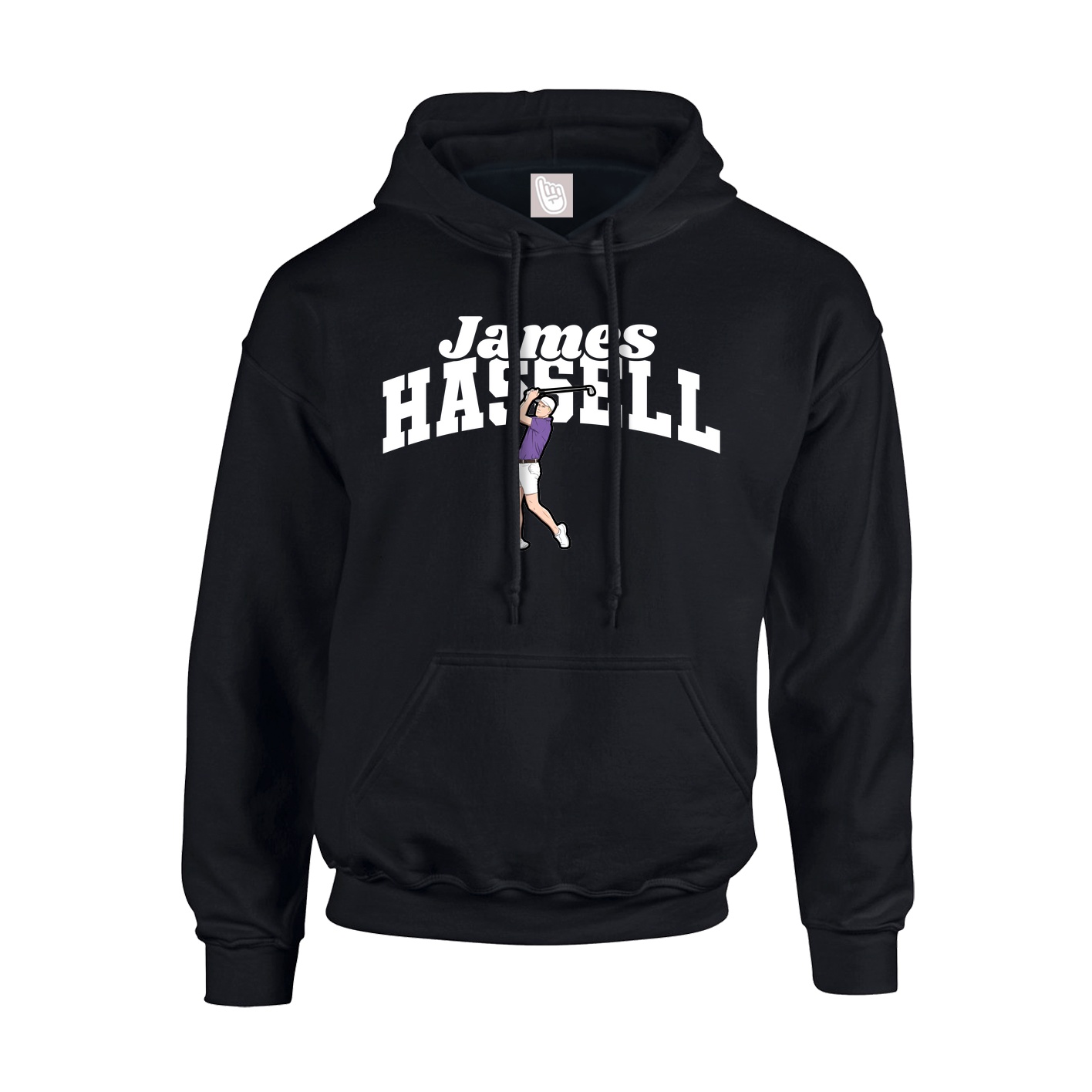 Hoodie — Signature Arch in Black
