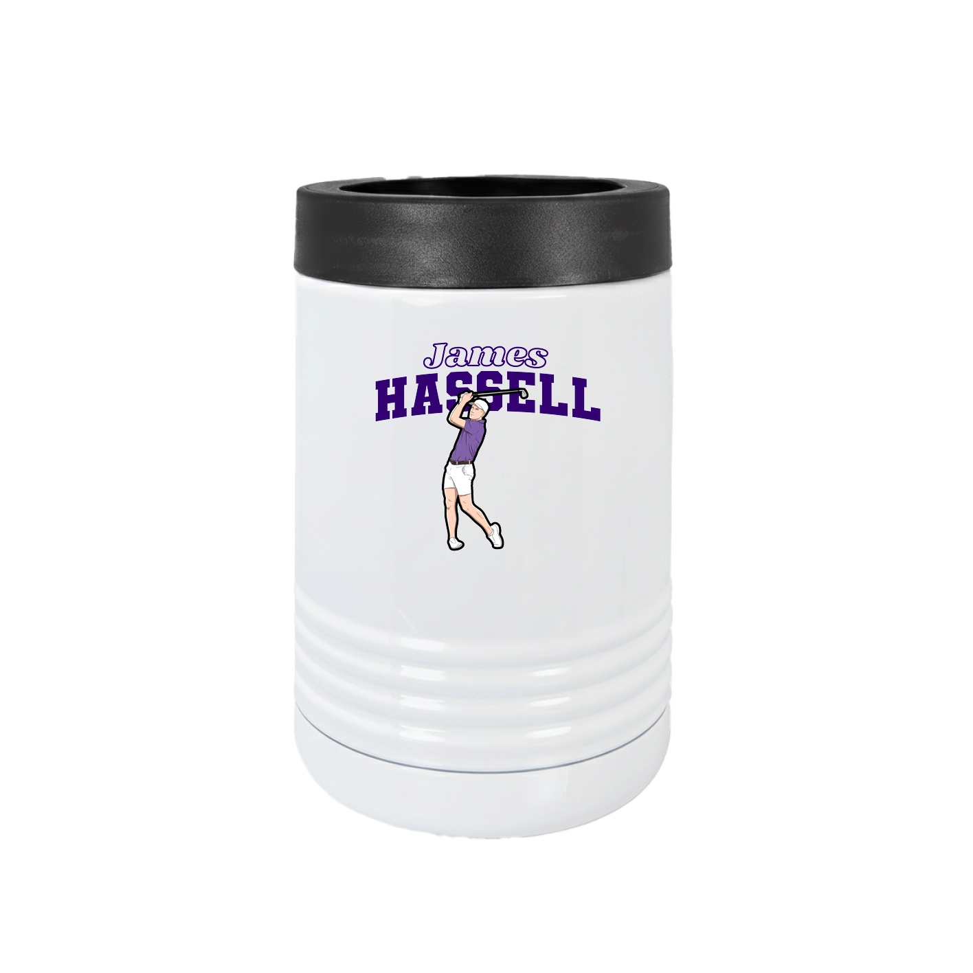 Beverage Holder — Name Arch in White