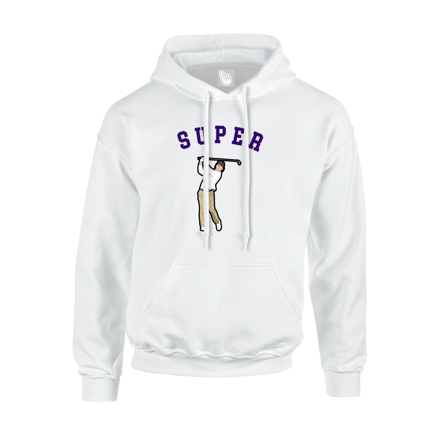 Youth Hoodie — Shirsey Arch in White