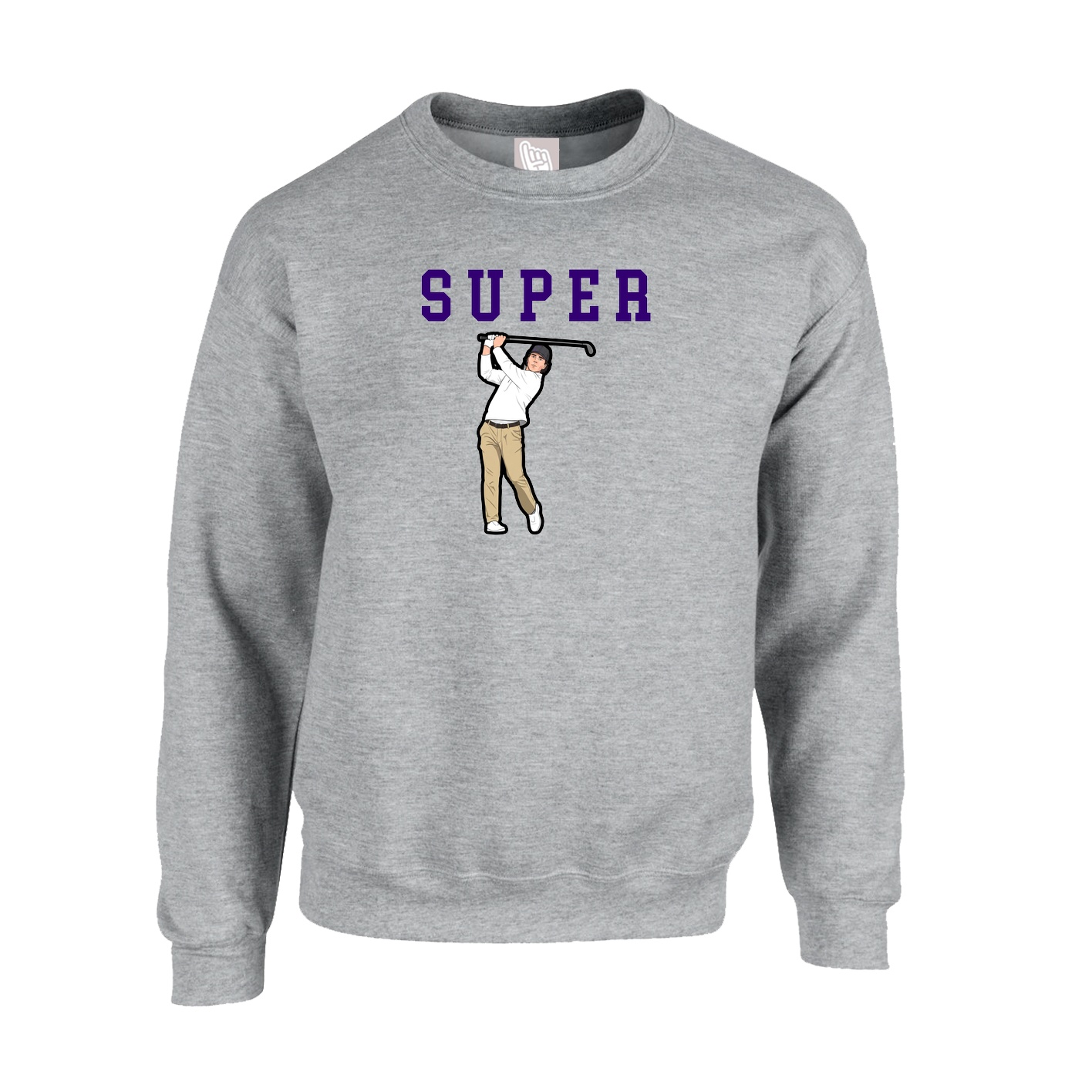 Fleece Crew — Shirsey in Grey