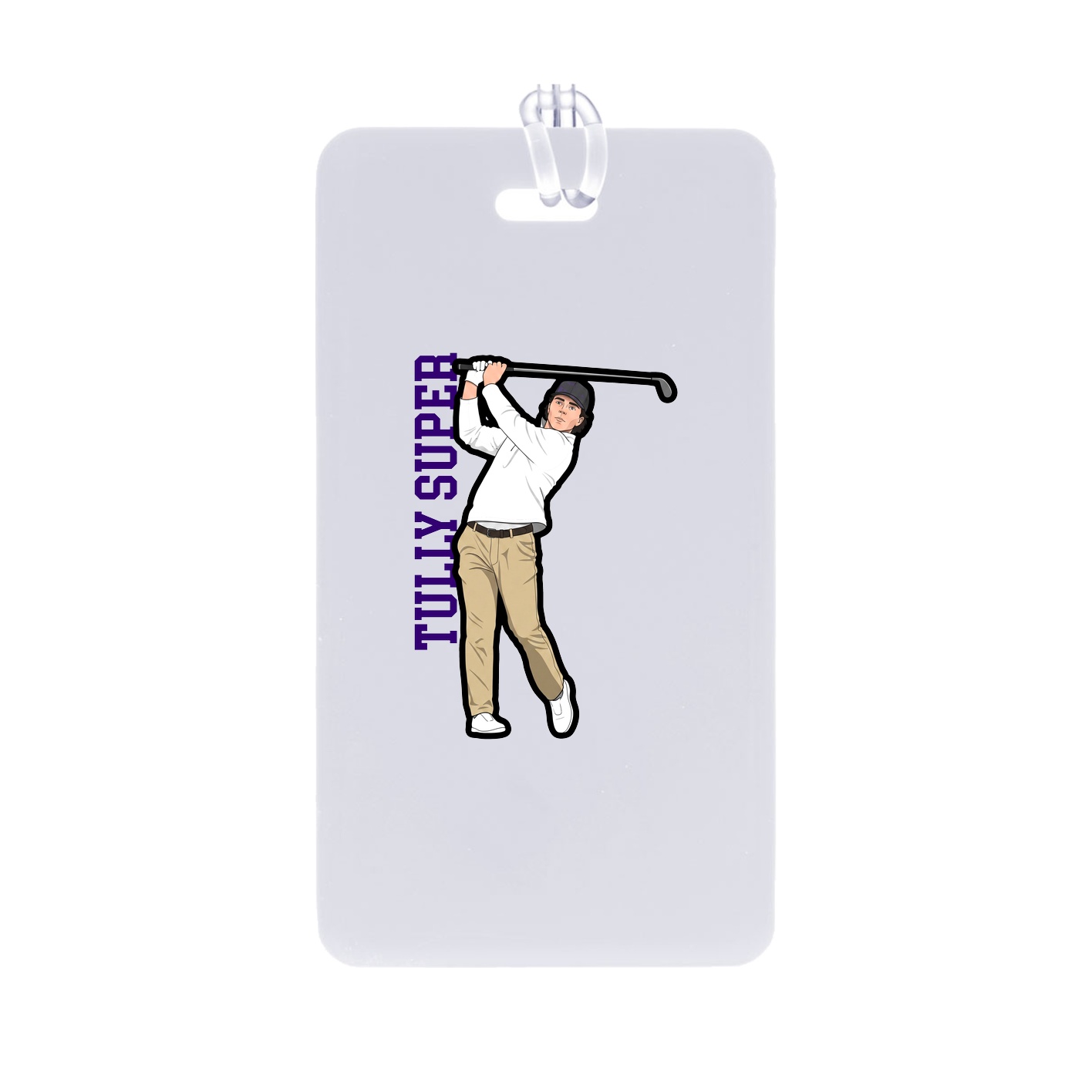 Bag Tag — Name Vertical in Classic