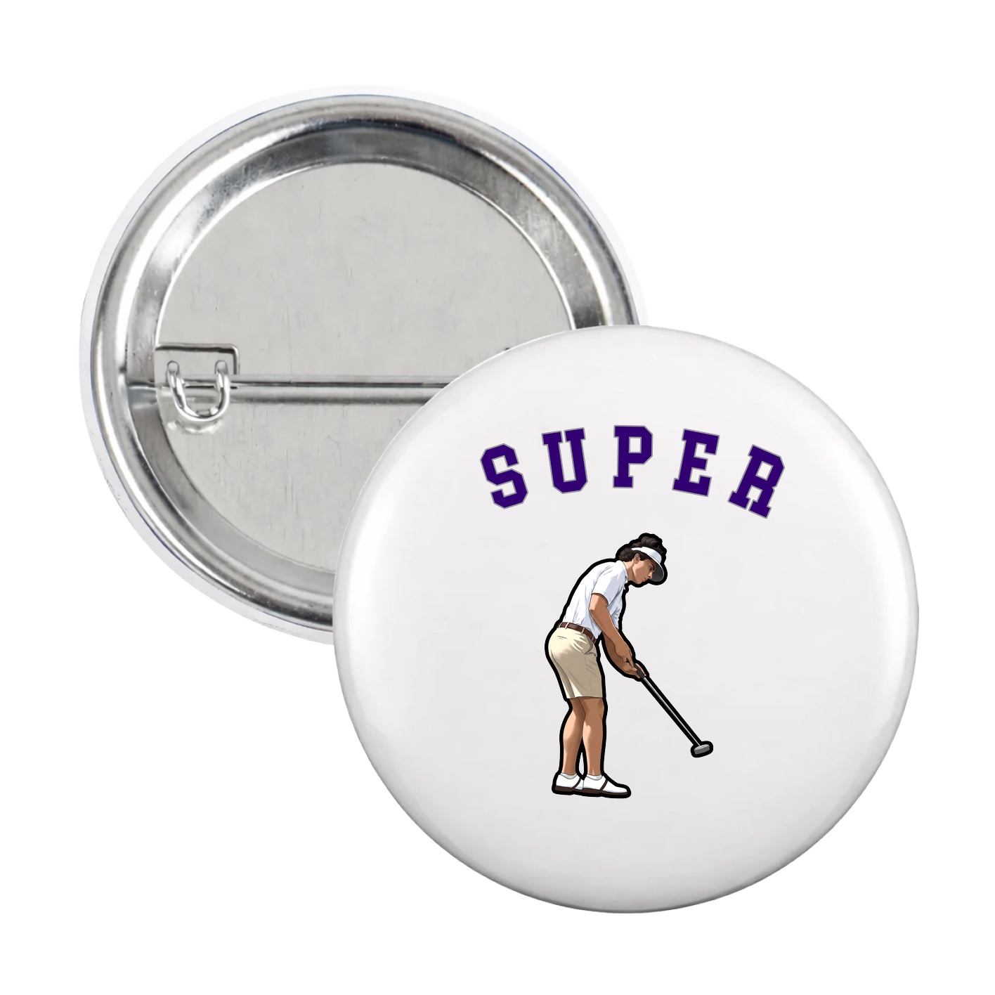 Game Day Button — Shirsey Arch in White