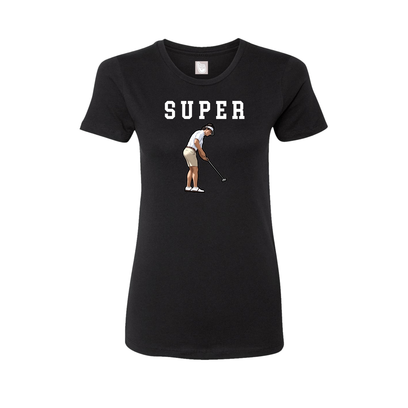 Fitted Women's Tee — Shirsey in Black