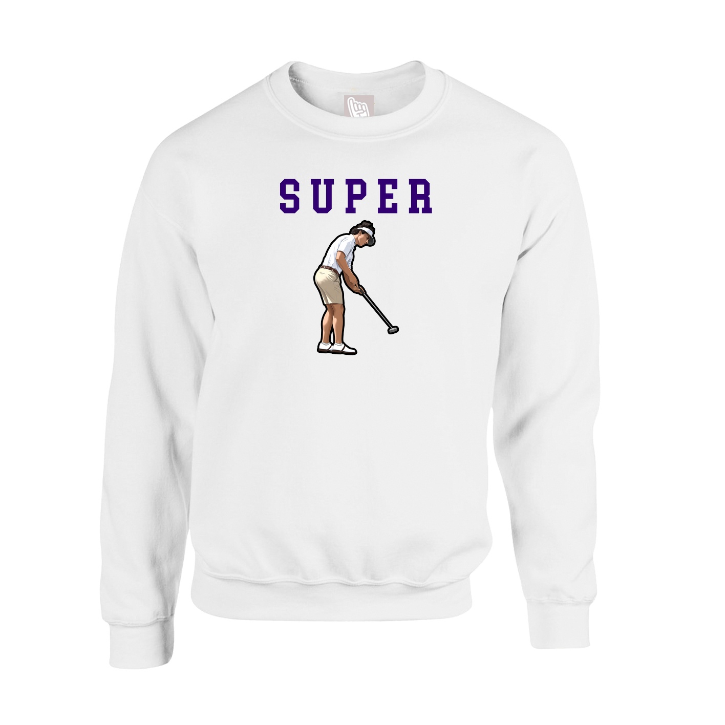 Fleece Crew — Shirsey in White