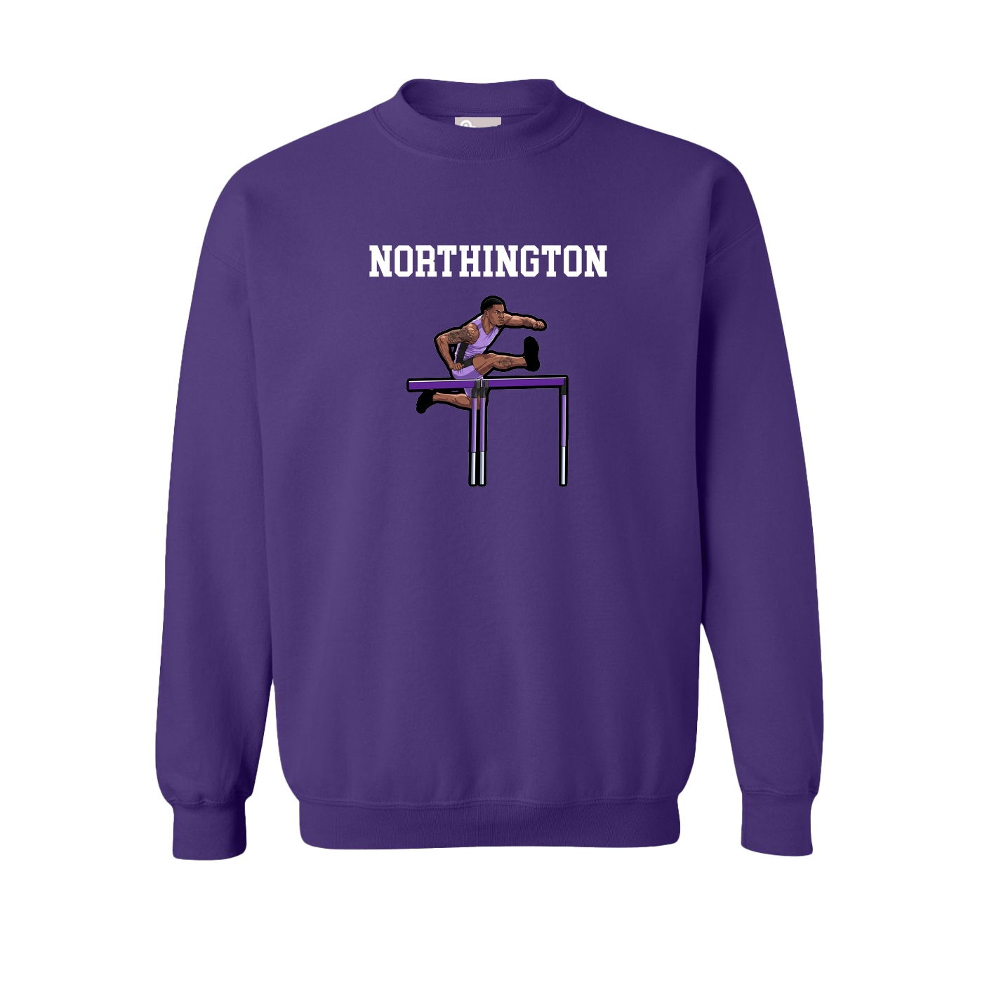 Fleece Crew — Shirsey in Purple