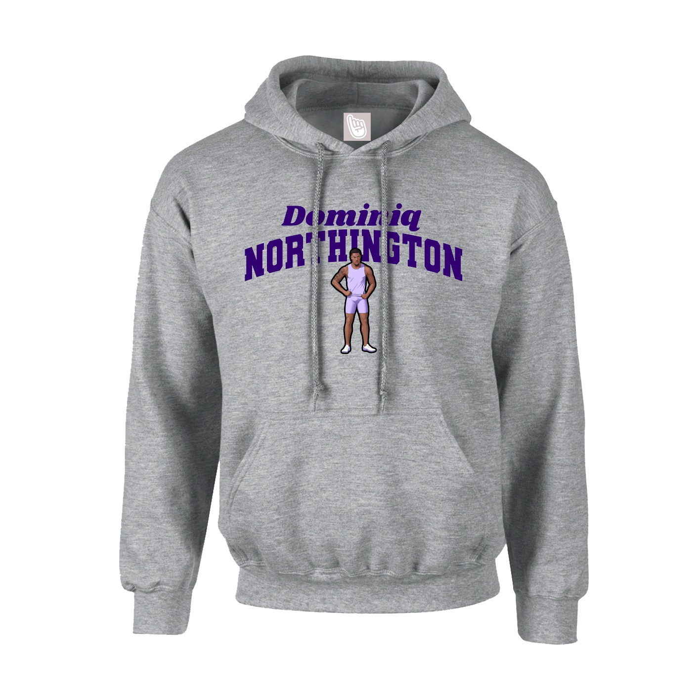 Hoodie — Signature Arch in Grey