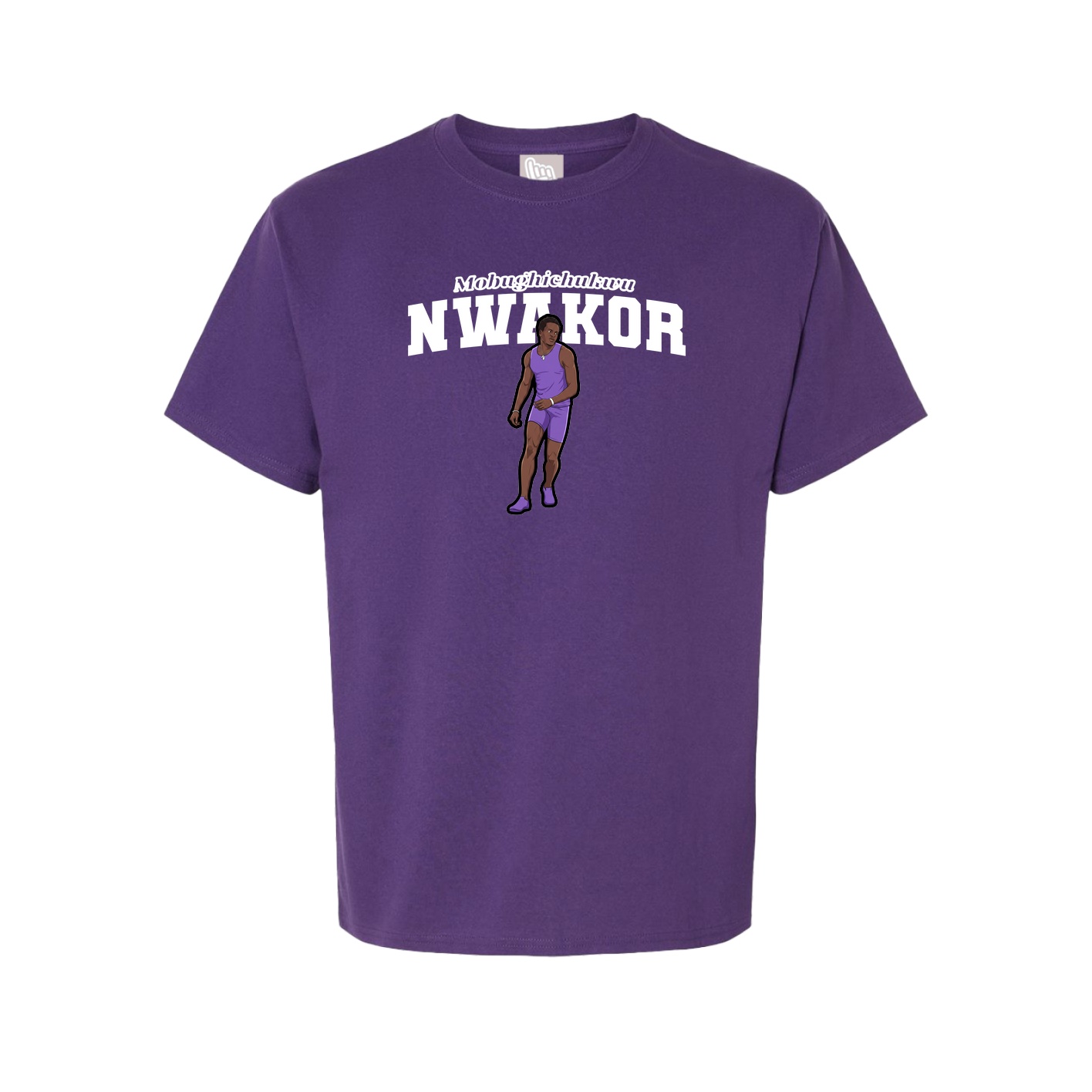 Tee — Name Arch in Purple