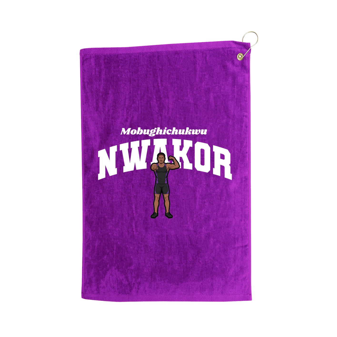 Golf Towel — Signature Arch in Purple
