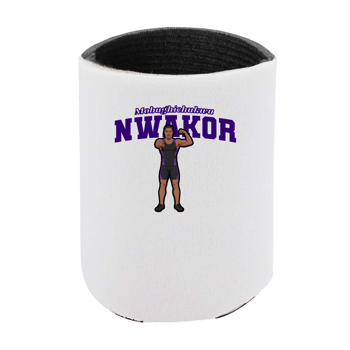 Can Holder — Name Arch in White
