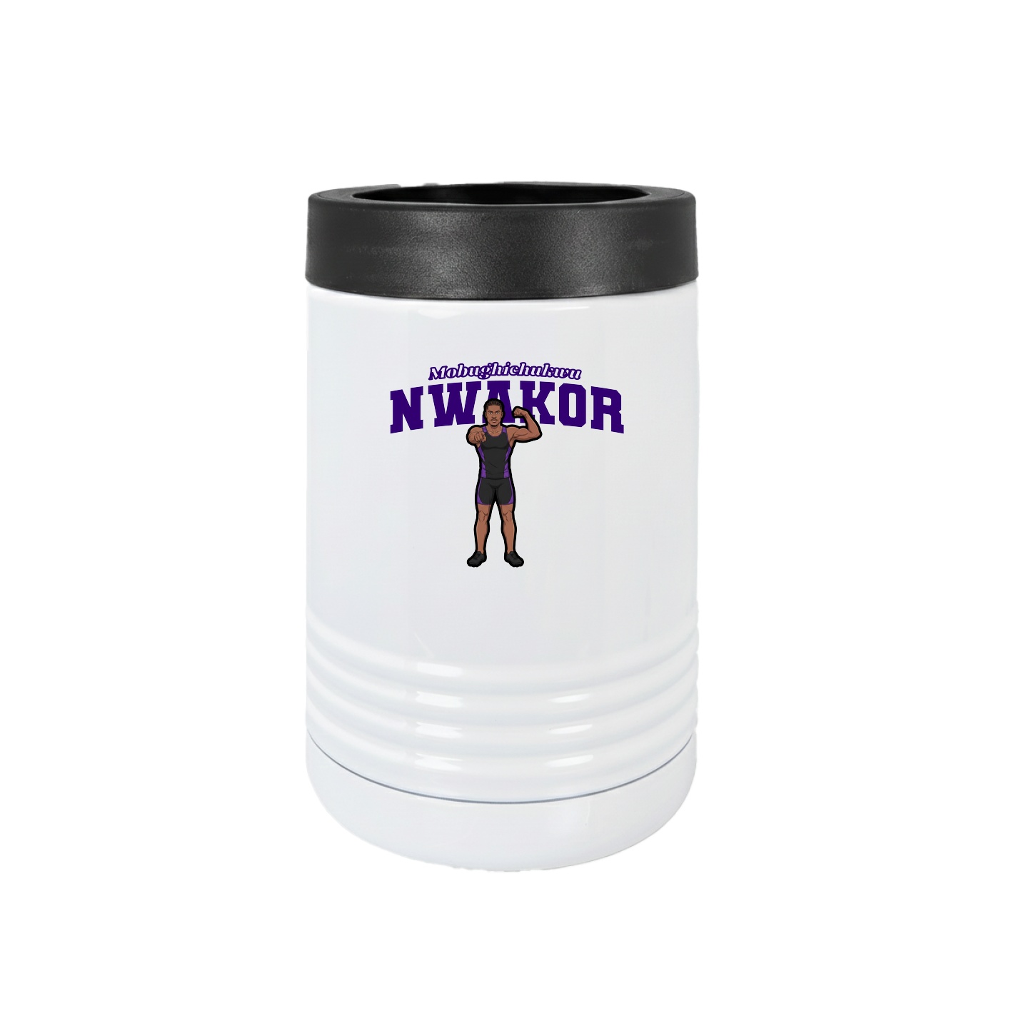 Beverage Holder — Name Arch in White