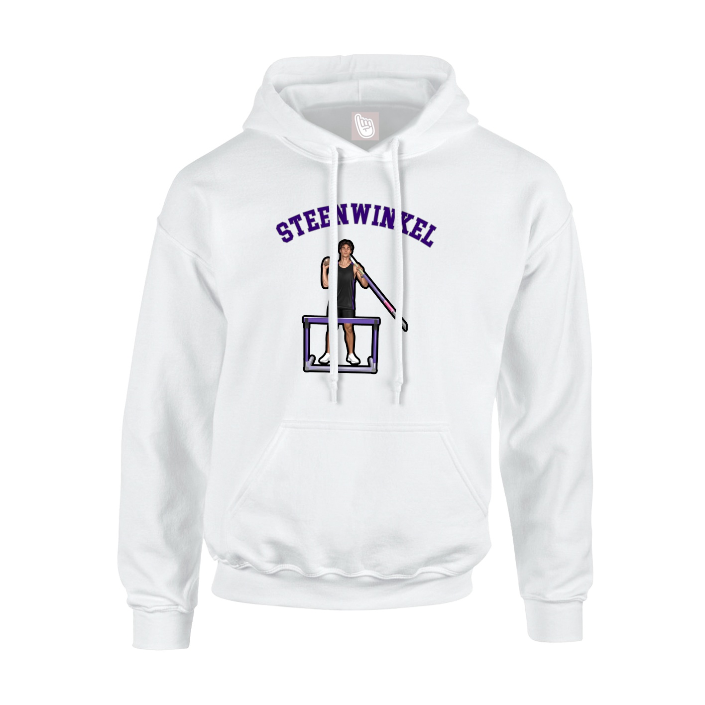 Youth Hoodie — Shirsey Arch in White