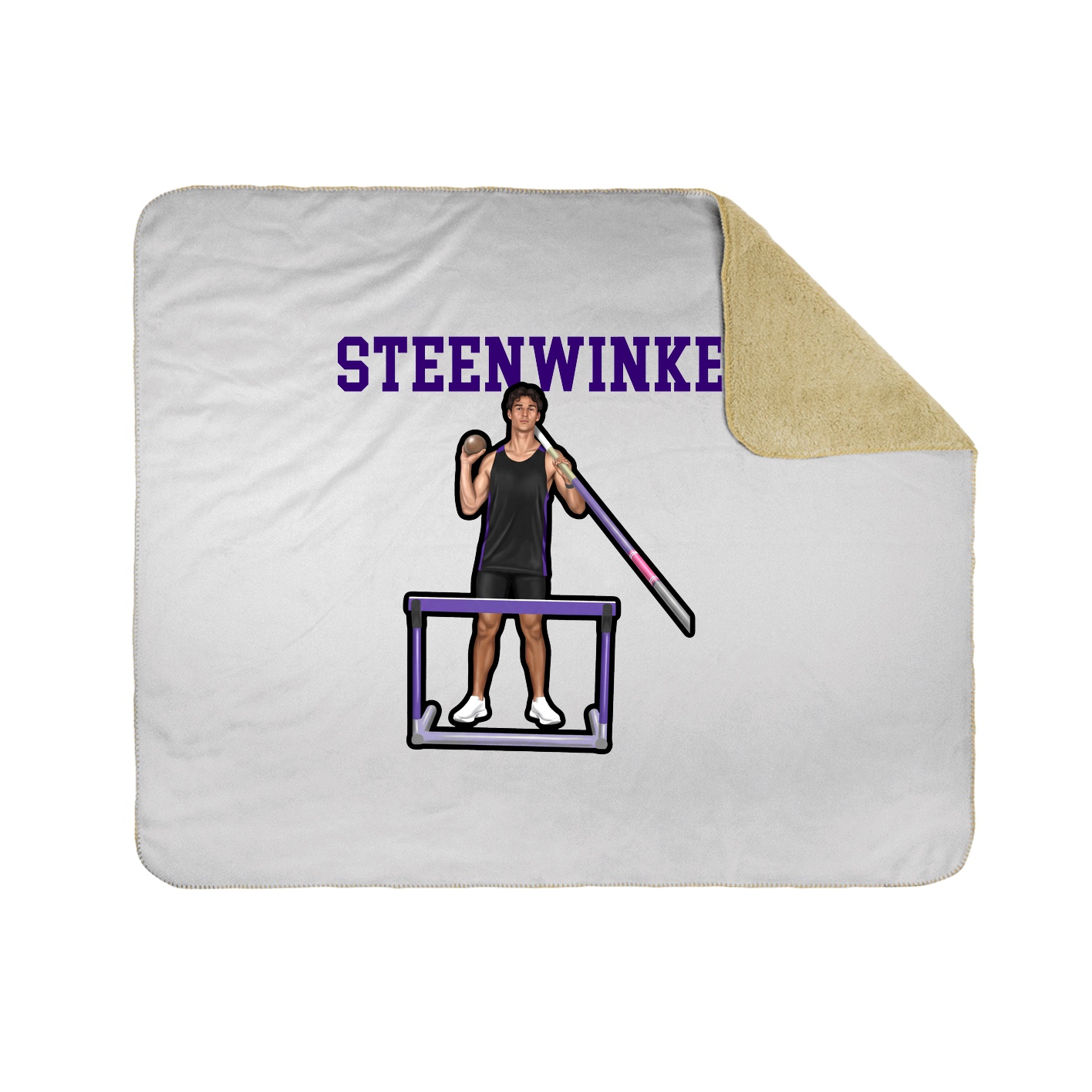 Throw Blanket — Shirsey in White