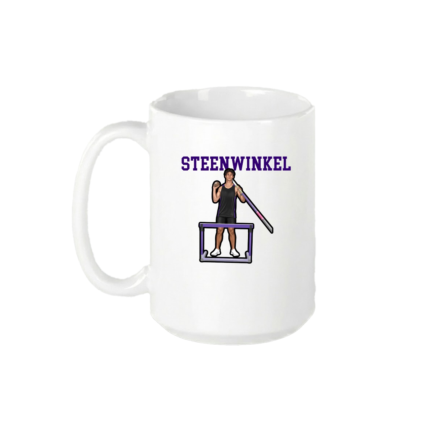 15oz Coffee Mug — Shirsey in White