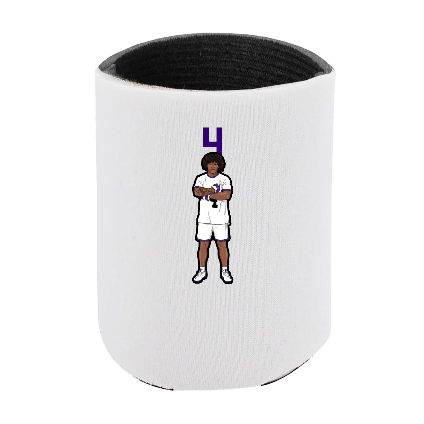 Can Holder — Number Top in White
