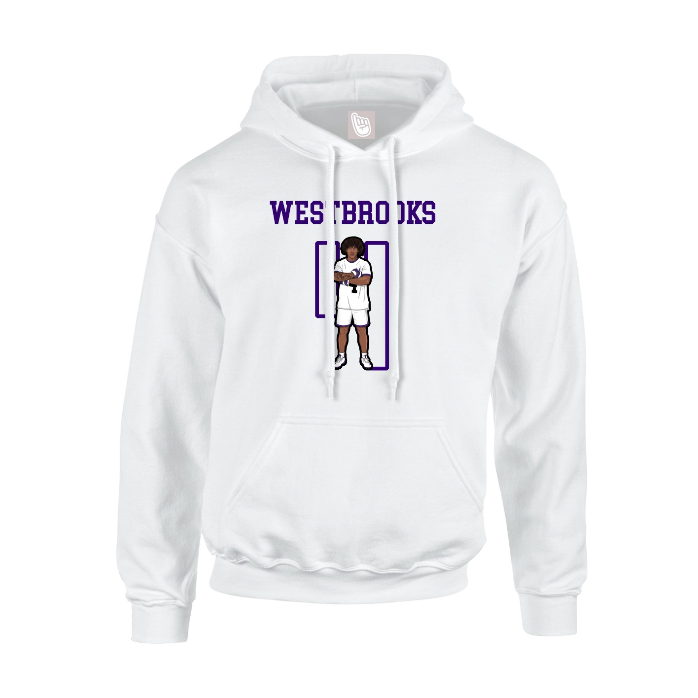 Hoodie — Shirsey in White