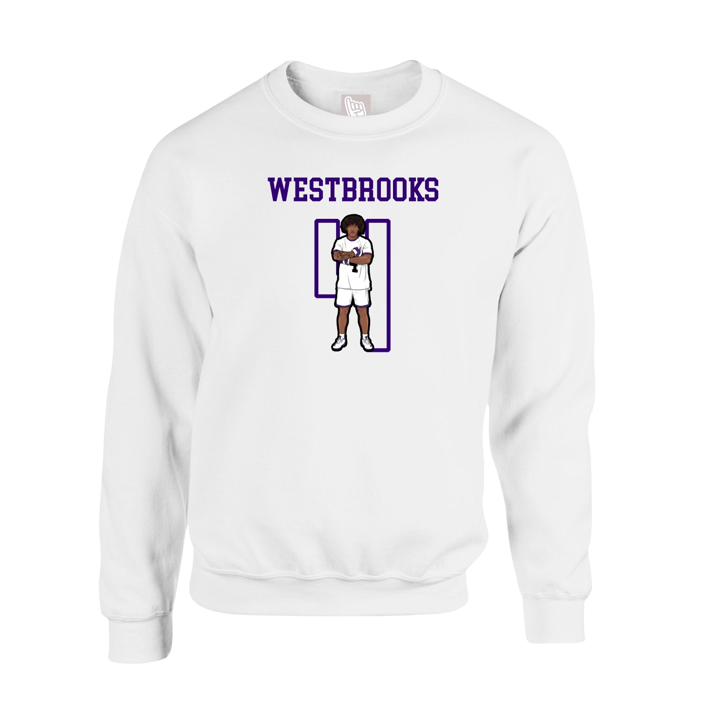 Fleece Crew — Shirsey in White