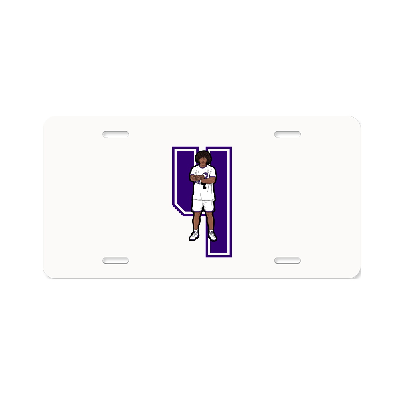 License Plate — Number in Classic