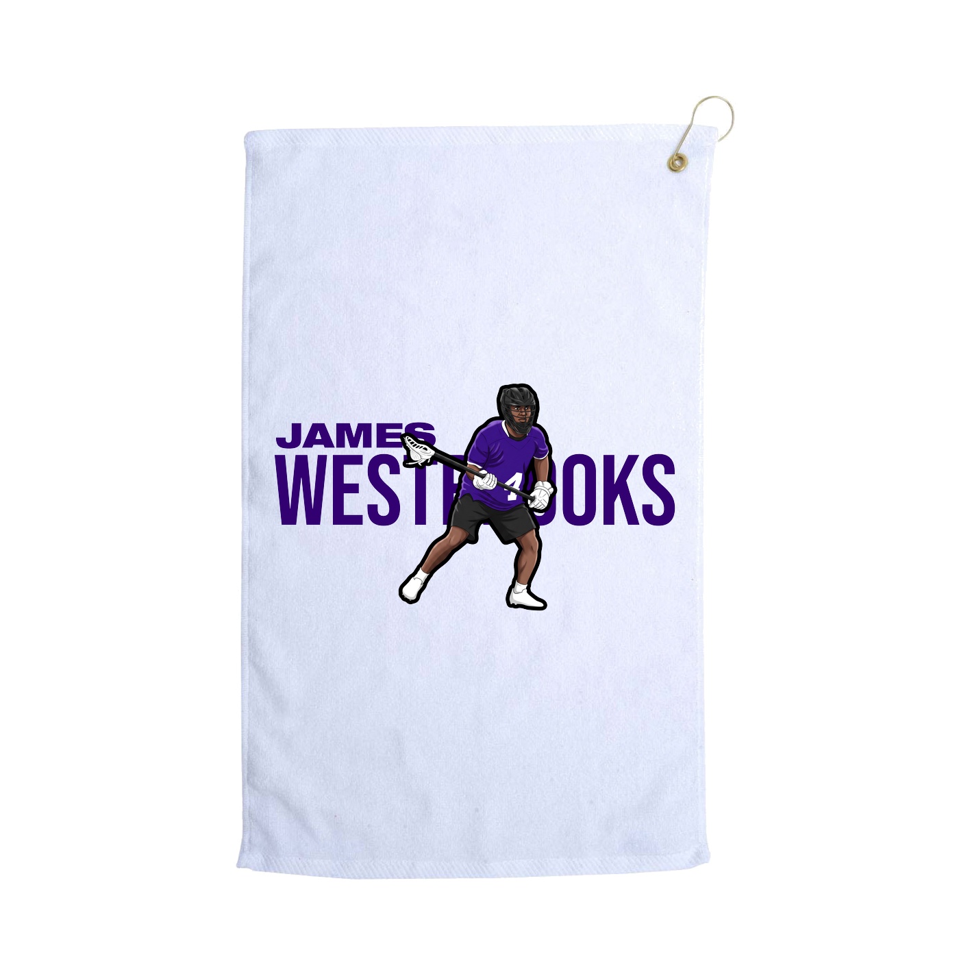 Golf Towel — Player Name in White