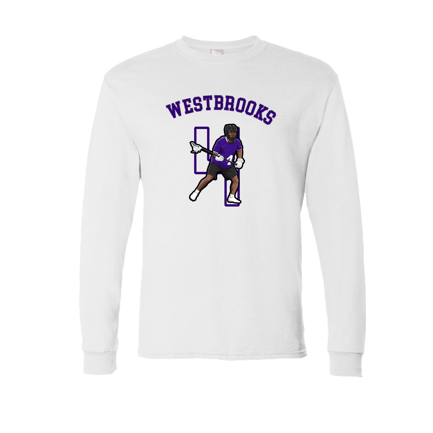 Long Sleeve Tee — Shirsey Arch in White